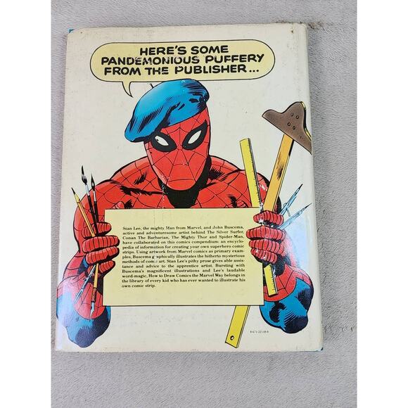 Marvel How To Draw Comics By Stan Lee 1978 Hardcover Made in USA - Picture 12 of 14
